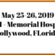 May 25-26, 2019 Hollywood, FL